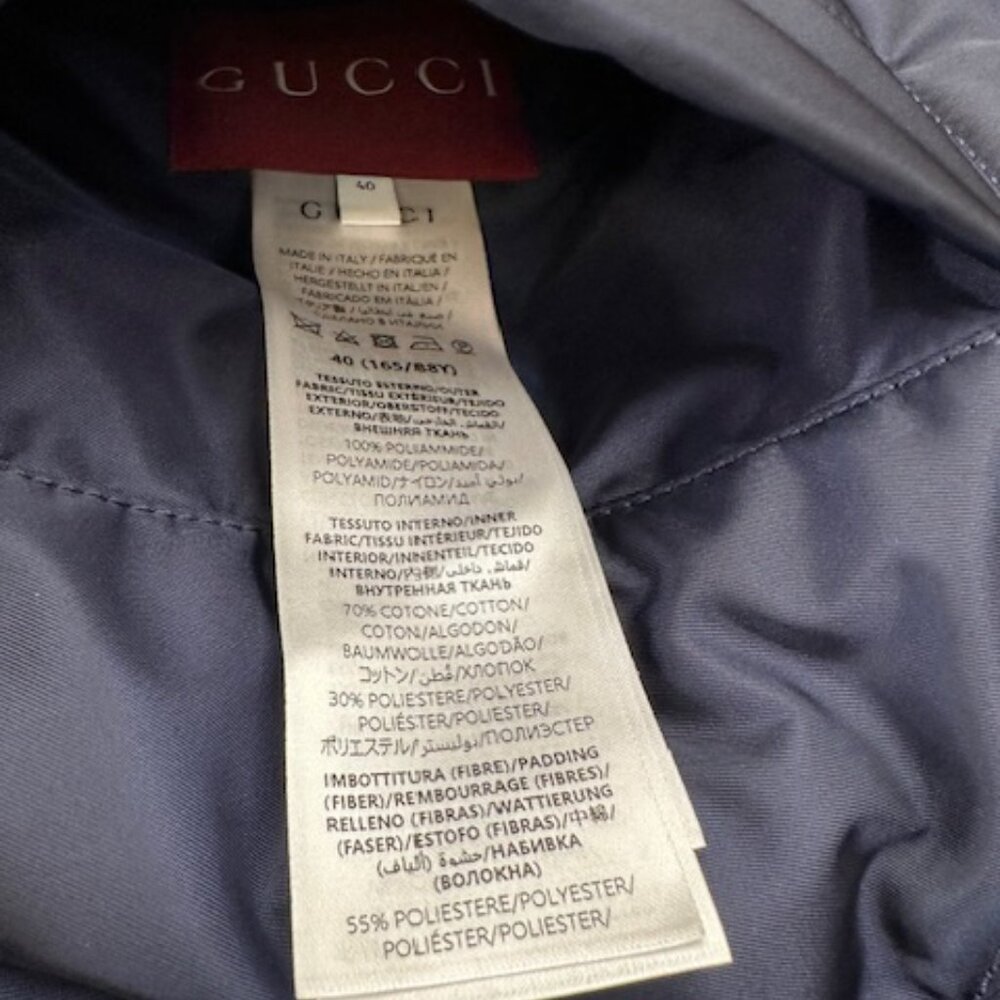 Gucci Brand New Reversible Size 40 Bomber Jacket - Picture 14 of 15